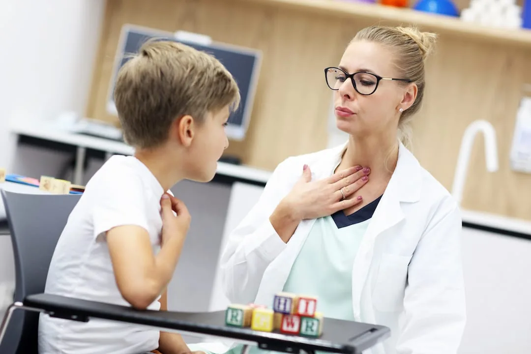 Speech therapy session at Enso International Academy